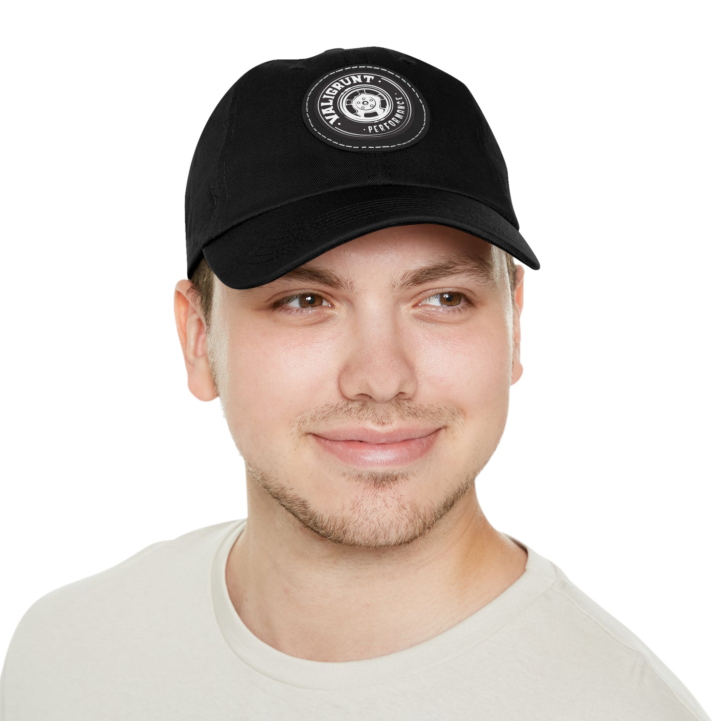 Valigrunt Performance Cap with Leather Patch (Round)
