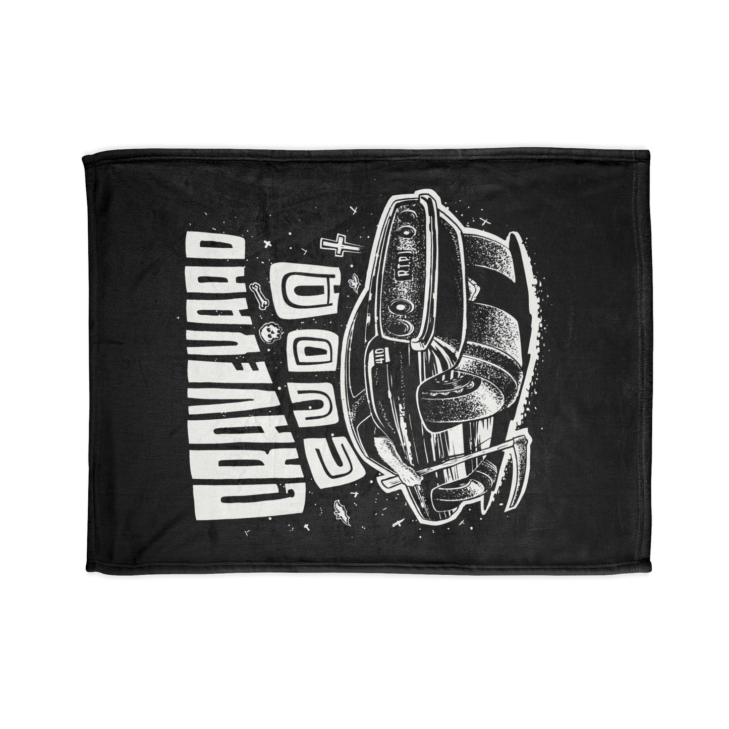 Graveyard Cuda Soft Polyester Blanket