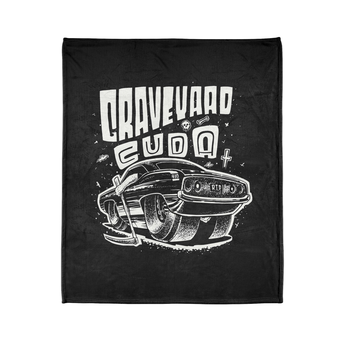 Graveyard Cuda Soft Polyester Blanket