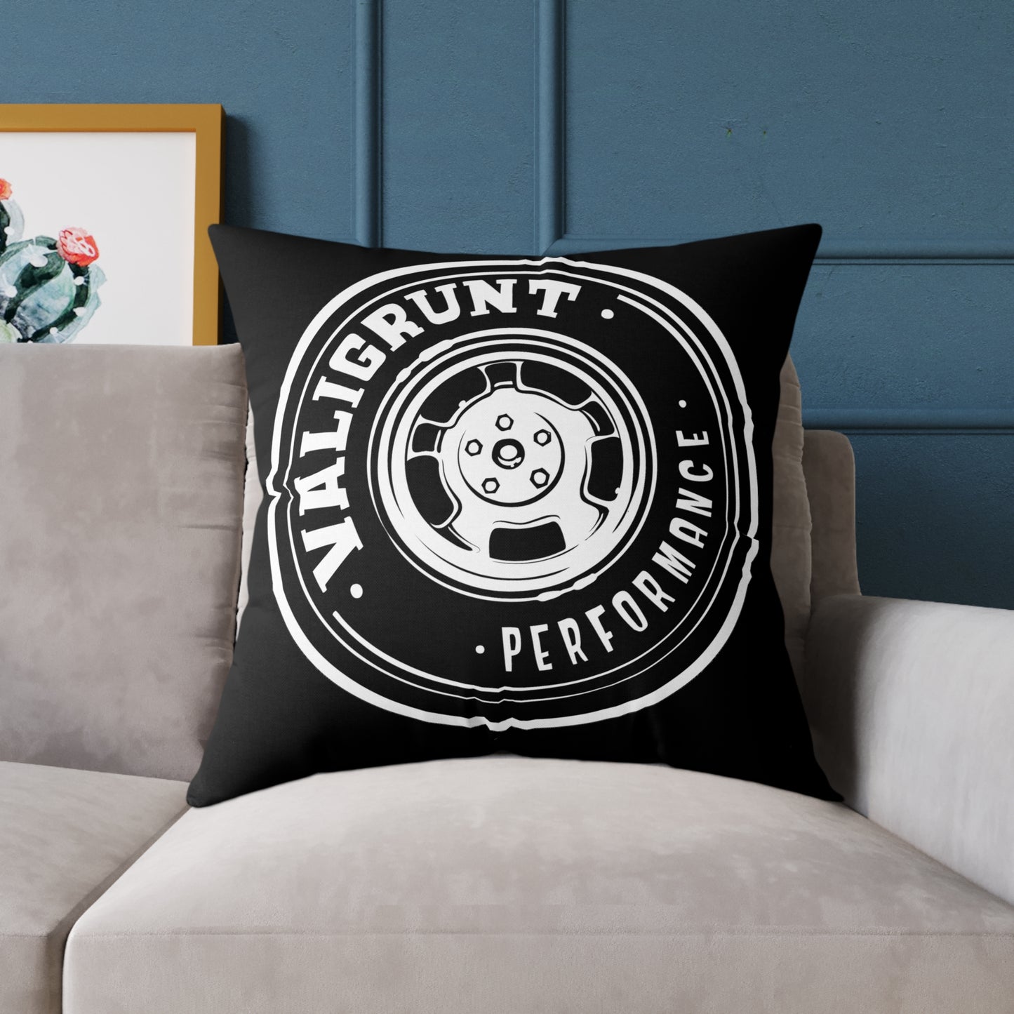 Valigrunt Performance Square Poly Canvas Pillow