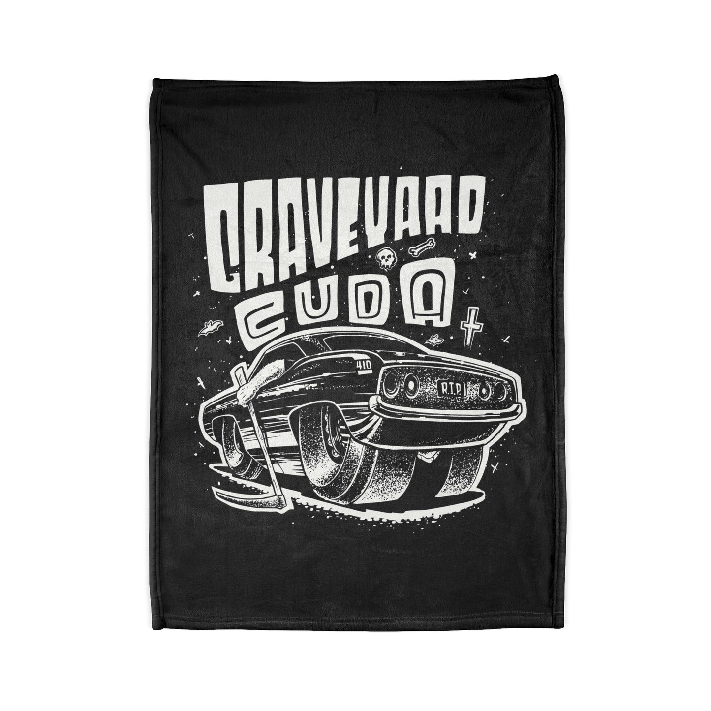 Graveyard Cuda Soft Polyester Blanket