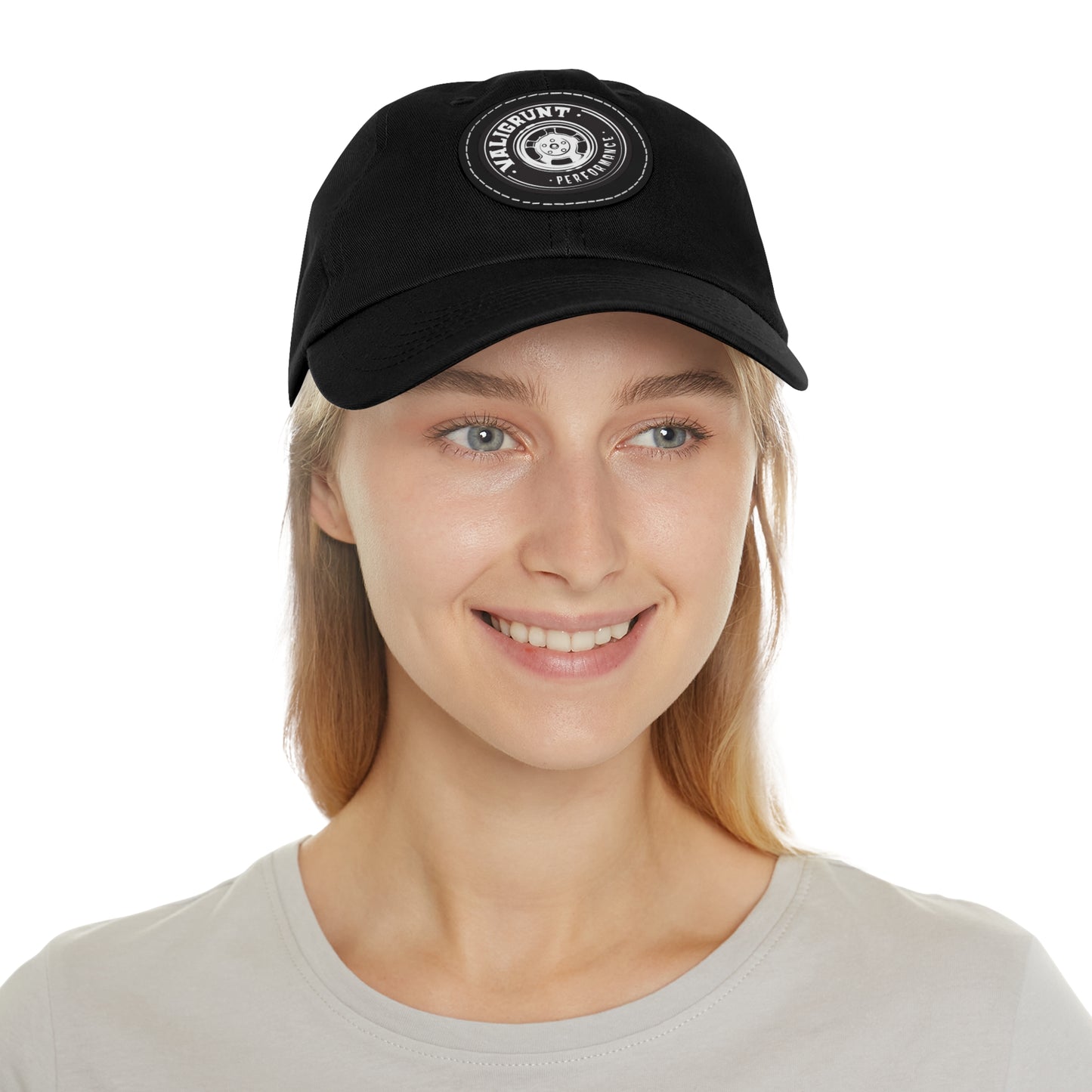 Valigrunt Performance Cap with Leather Patch (Round)