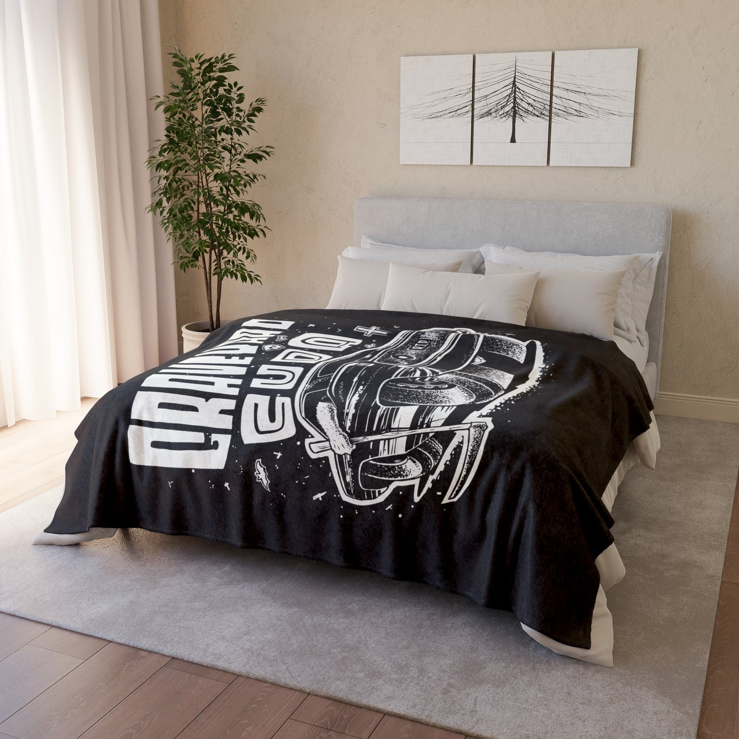 Graveyard Cuda Soft Polyester Blanket