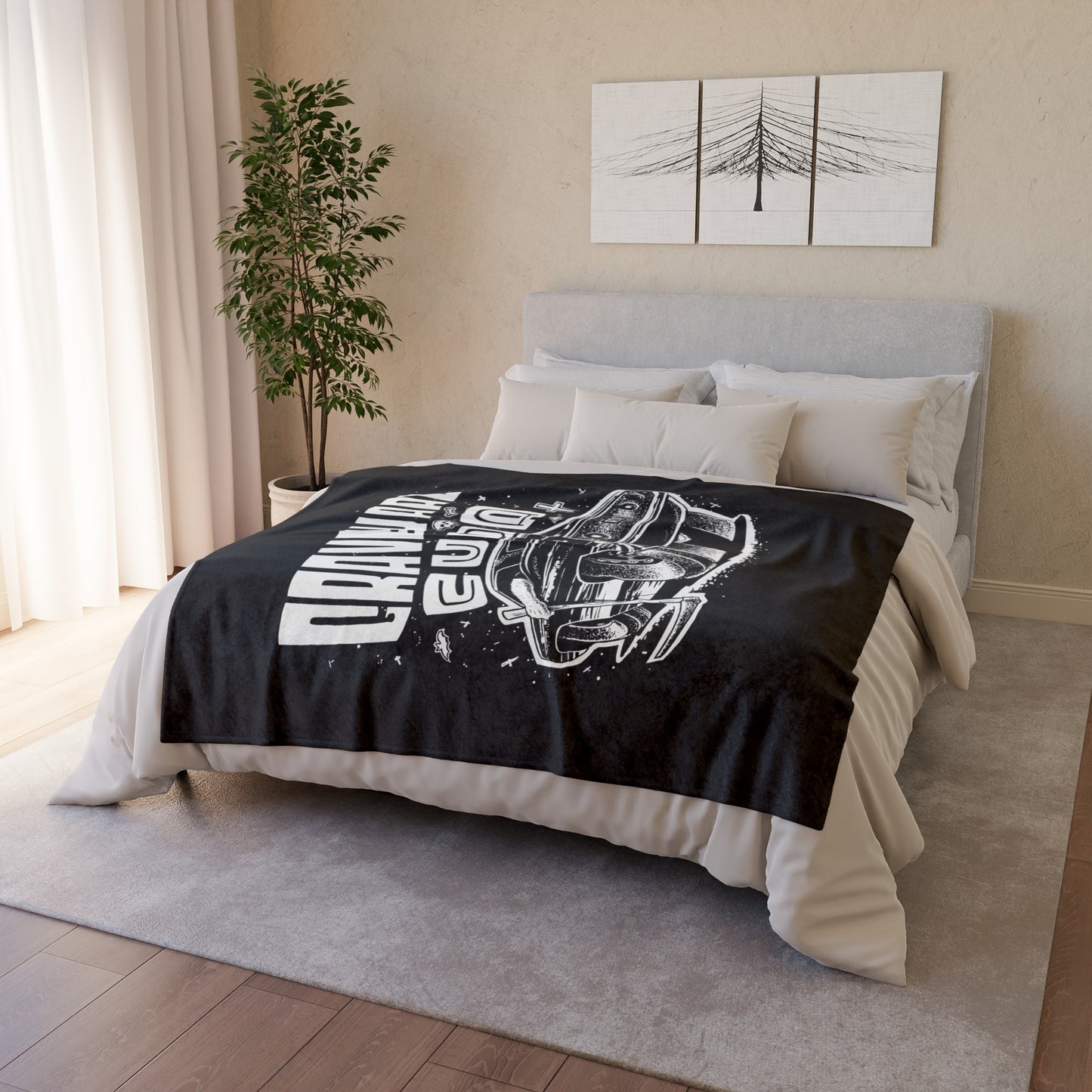 Graveyard Cuda Soft Polyester Blanket