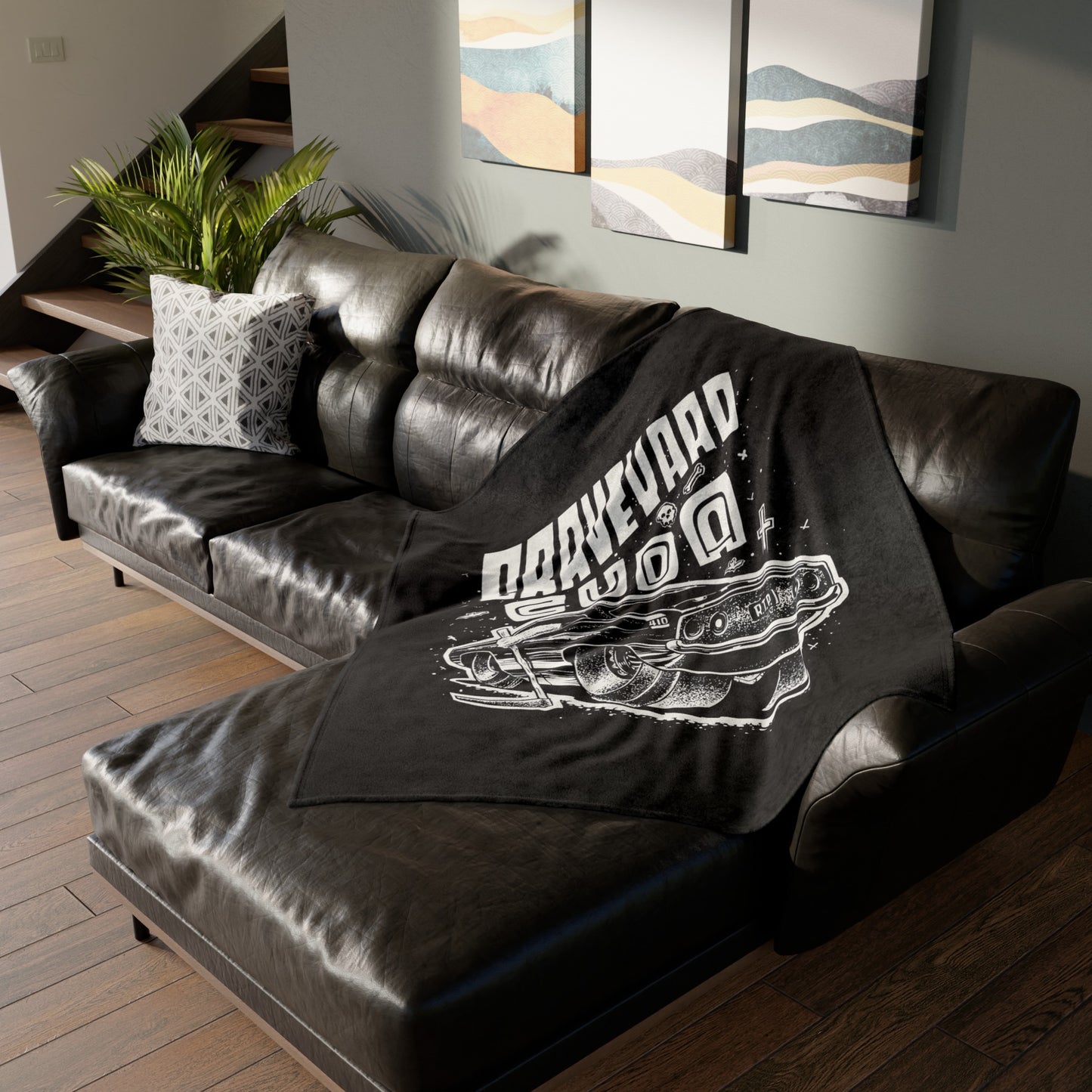Graveyard Cuda Soft Polyester Blanket