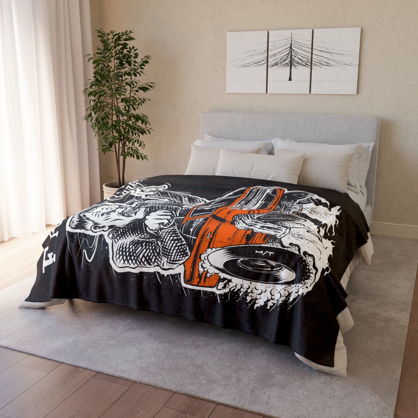 Franken Charger Soft Polyester Blanket