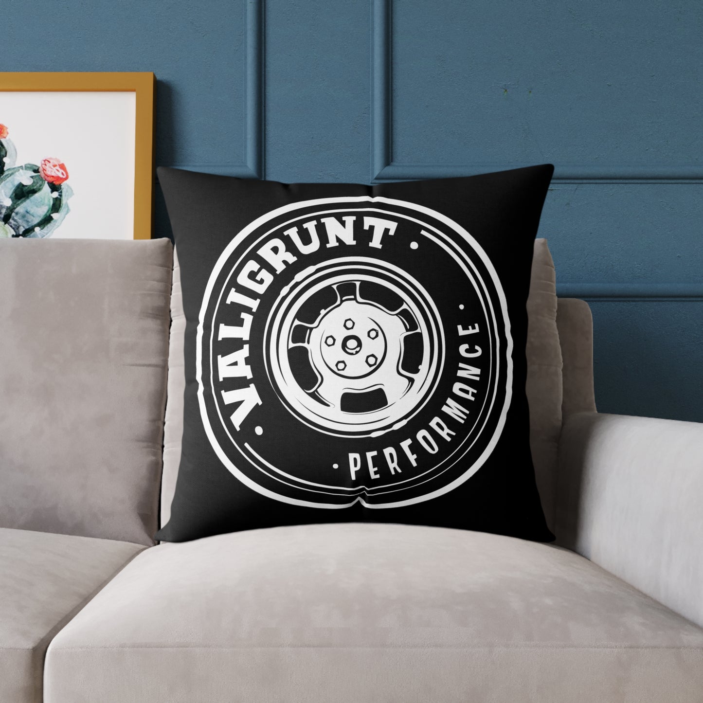 Valigrunt Performance Square Poly Canvas Pillow