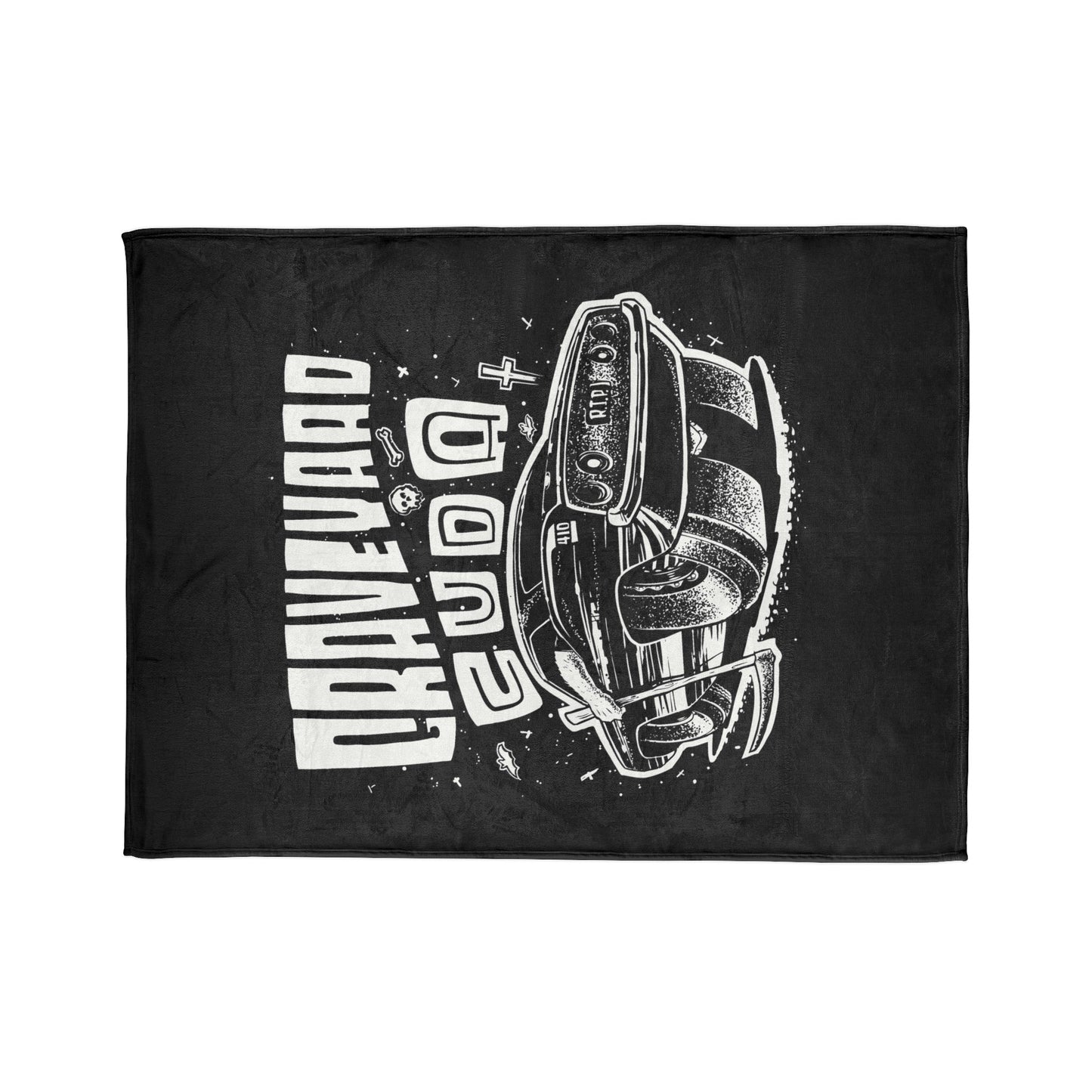 Graveyard Cuda Soft Polyester Blanket