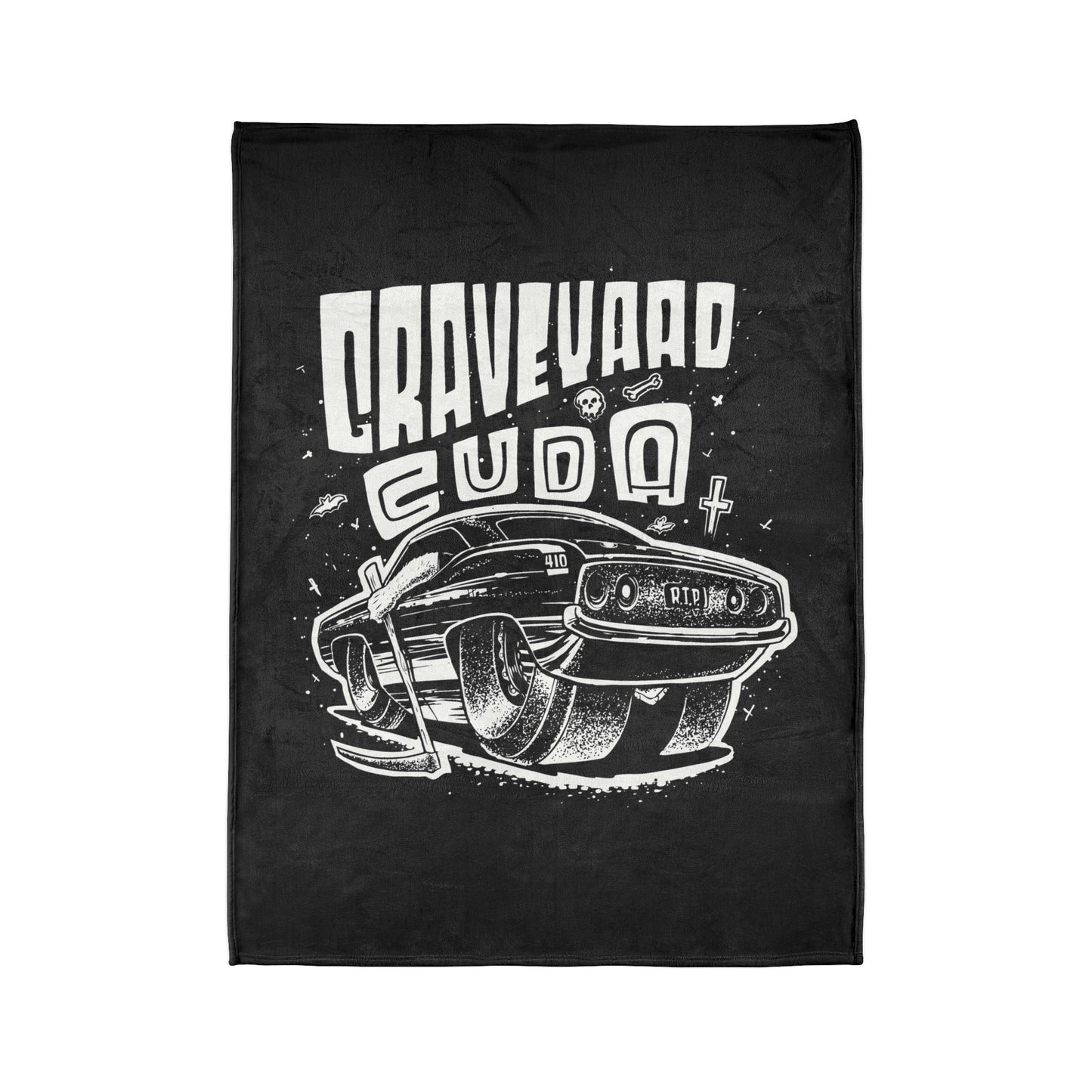 Graveyard Cuda Soft Polyester Blanket
