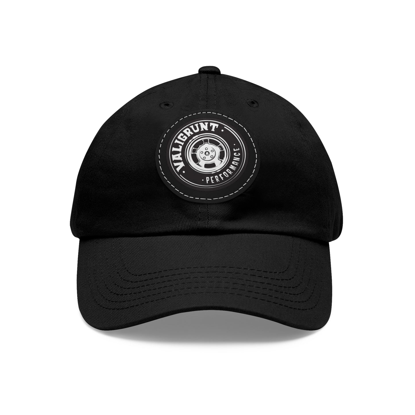 Valigrunt Performance Cap with Leather Patch (Round)